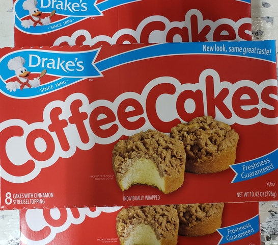 Drakes Coffee Cakes by the case